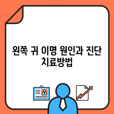 왼쪽 귀 이명 원인과 진단 치료방법