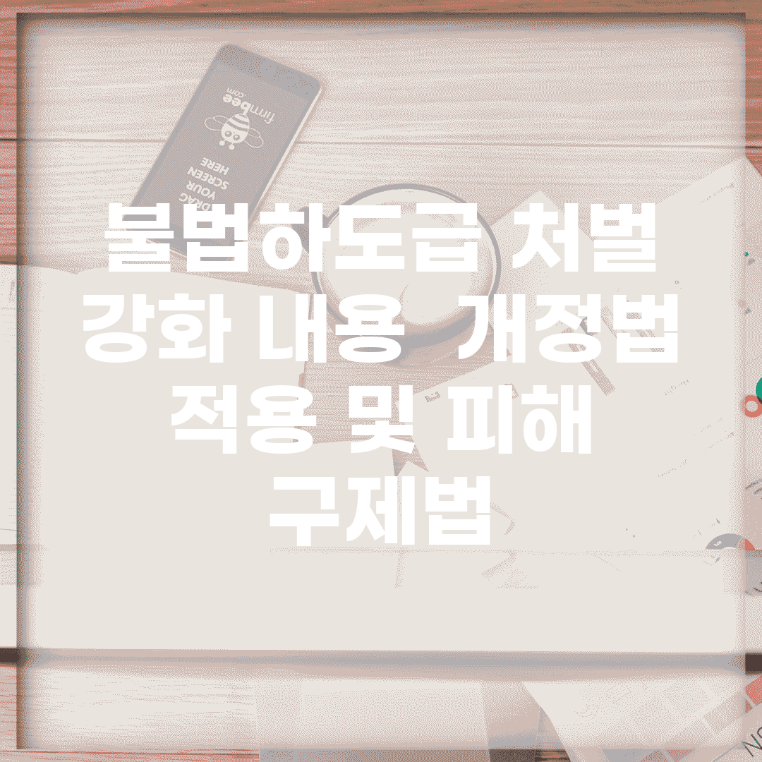 불법하도급 처벌 강화 내용 | 개정법 적용 및 피해 구제법