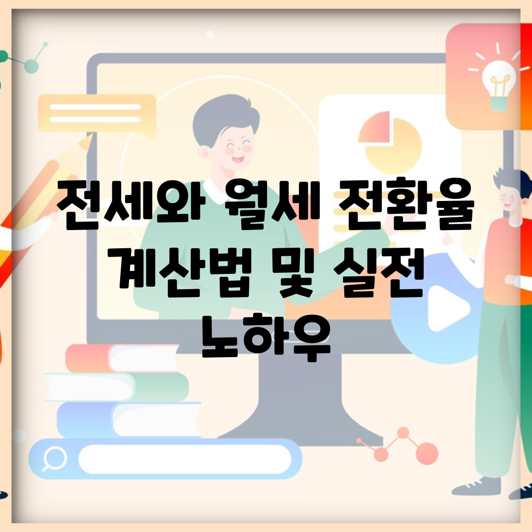 전세와 월세 전환율 계산법 및 실전 노하우