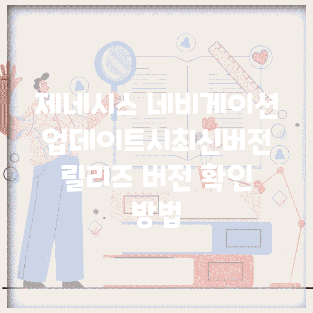 제네시스 네비게이션 업데이트시최신버전 | 릴리즈 버전 확인 방법