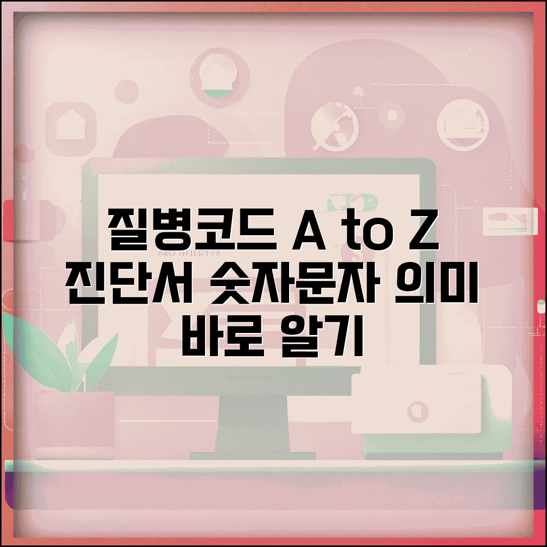 질병코드번호 검색 완벽 가이드 | 진단서의 숫자와 문자 의미 파악하기
