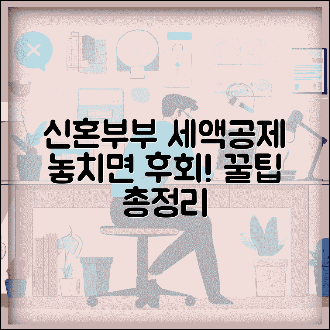 신혼부부 세액공제 항목 총정리 | 놓치면 안되는 공제들