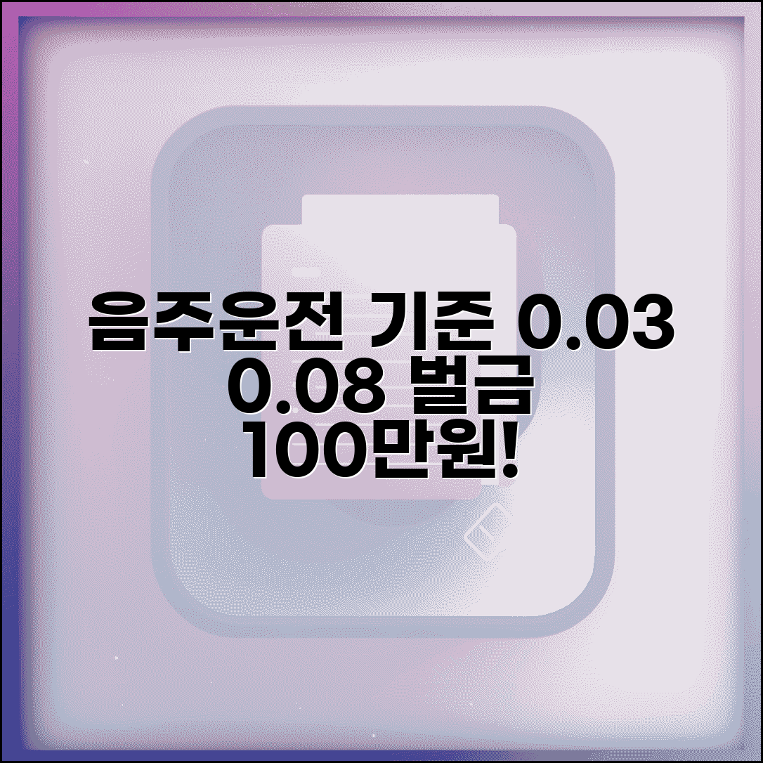 음주운전 벌금 기준 혈중농도 | 음주 운전 0.03 0.08 벌금 100만원