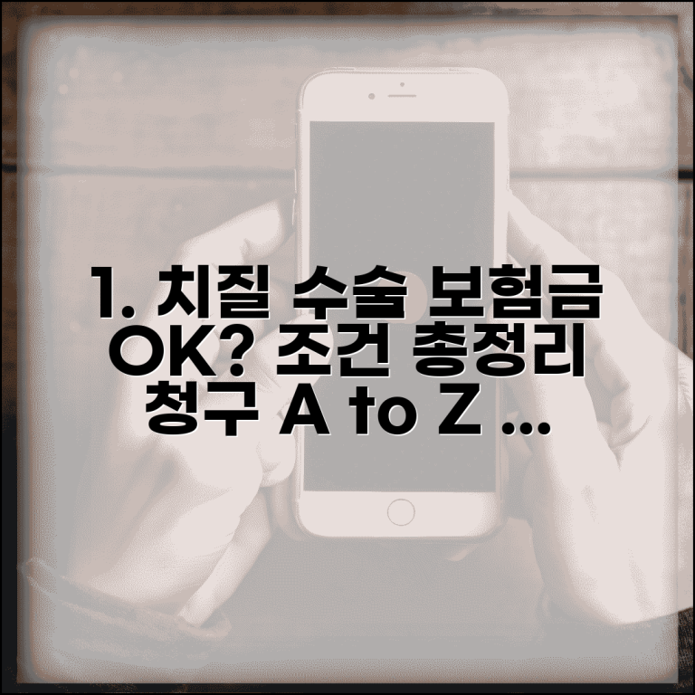 치질 수술 보험금 지급 여부 완벽정리 | 치핵 수술 치루 수술 보험금 청구 조건