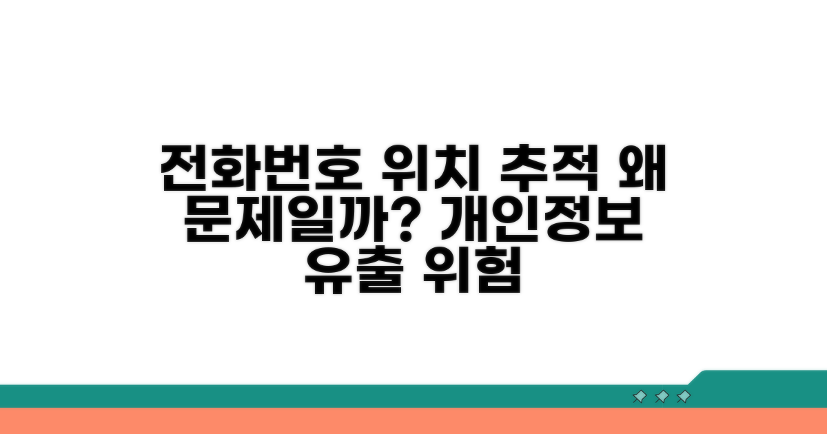 전화번호 위치 추적, 왜 문제일까?
