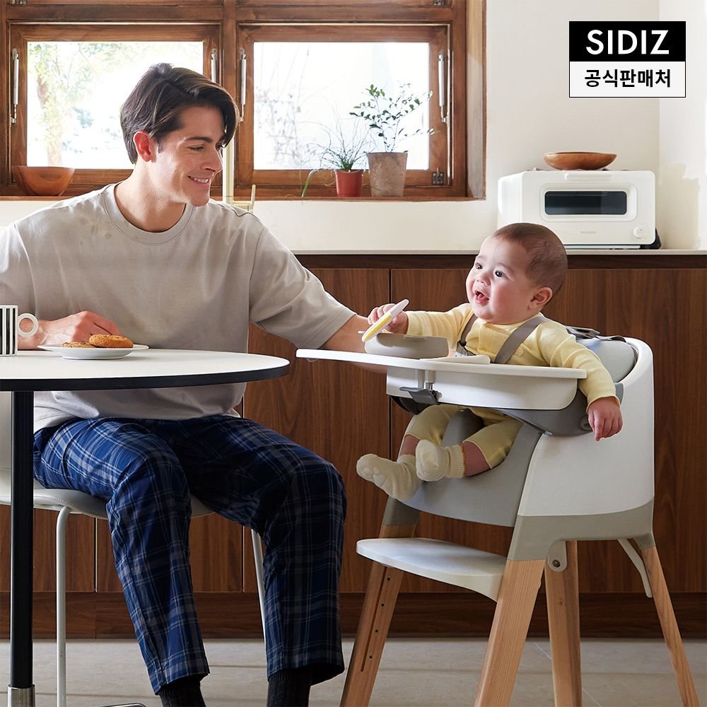 시디즈 몰티 헬로베이비세트 아기 식탁 의자 3in1 (플로어시트,하이체어,책상의자) 상세 이미지 1