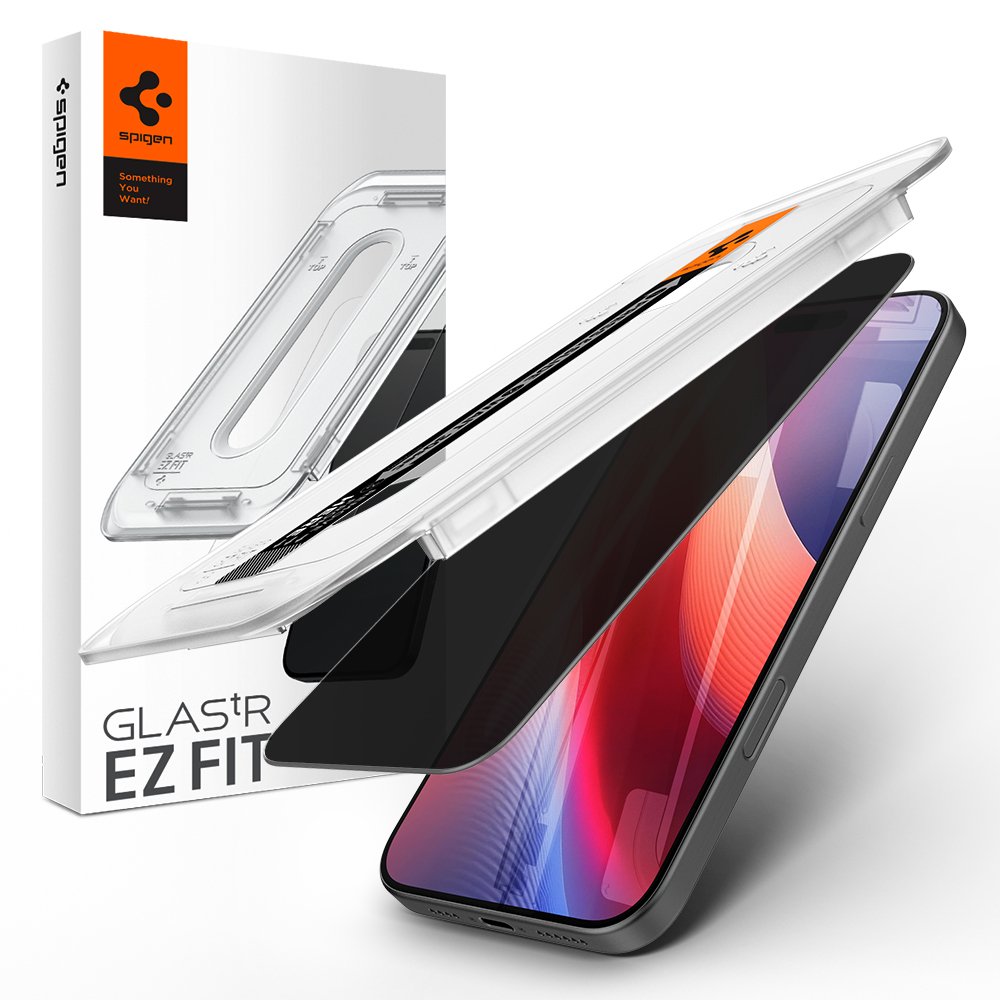 저반사 강화유리 글라스tR 이지핏 AR 프라이버시 아이폰16 프로 맥스, 1매입 상세 이미지 1