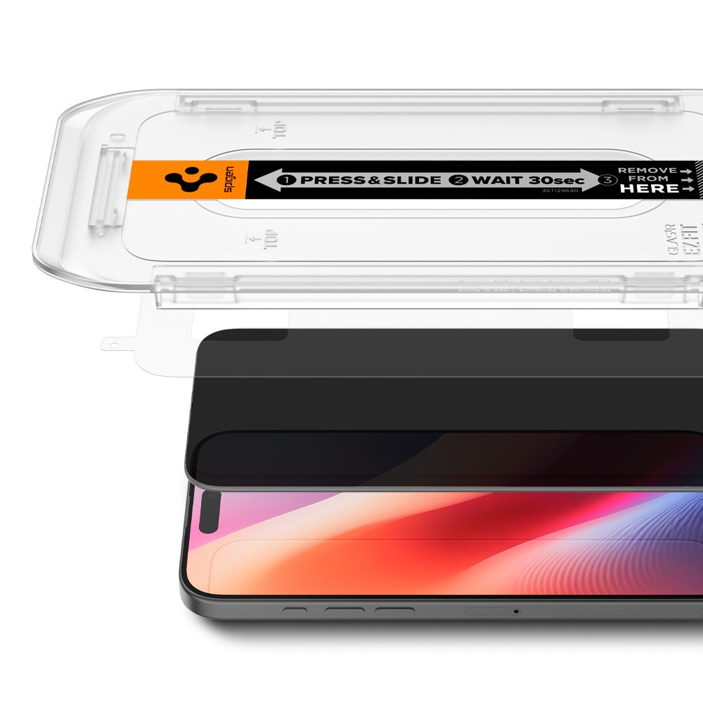 저반사 강화유리 글라스tR 이지핏 AR 프라이버시 아이폰16 프로 맥스, 1매입 상세 이미지 2