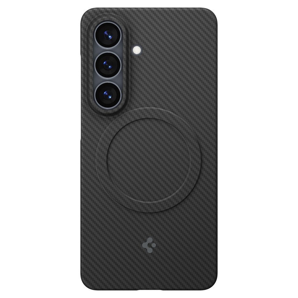 Qi2 인증 갤럭시 맥세이프 케이스 초슬림 카본 에어스킨아라미드 맥핏 갤럭시S26, 아라미드, 블랙 상세 이미지 2