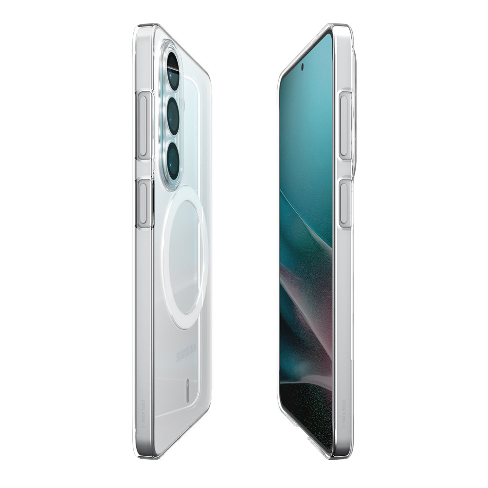 Qi2 인증 갤럭시 맥세이프 케이스 초슬림 에어스킨 맥핏 클리어화이트, 갤럭시S26 플러스 상세 이미지 1