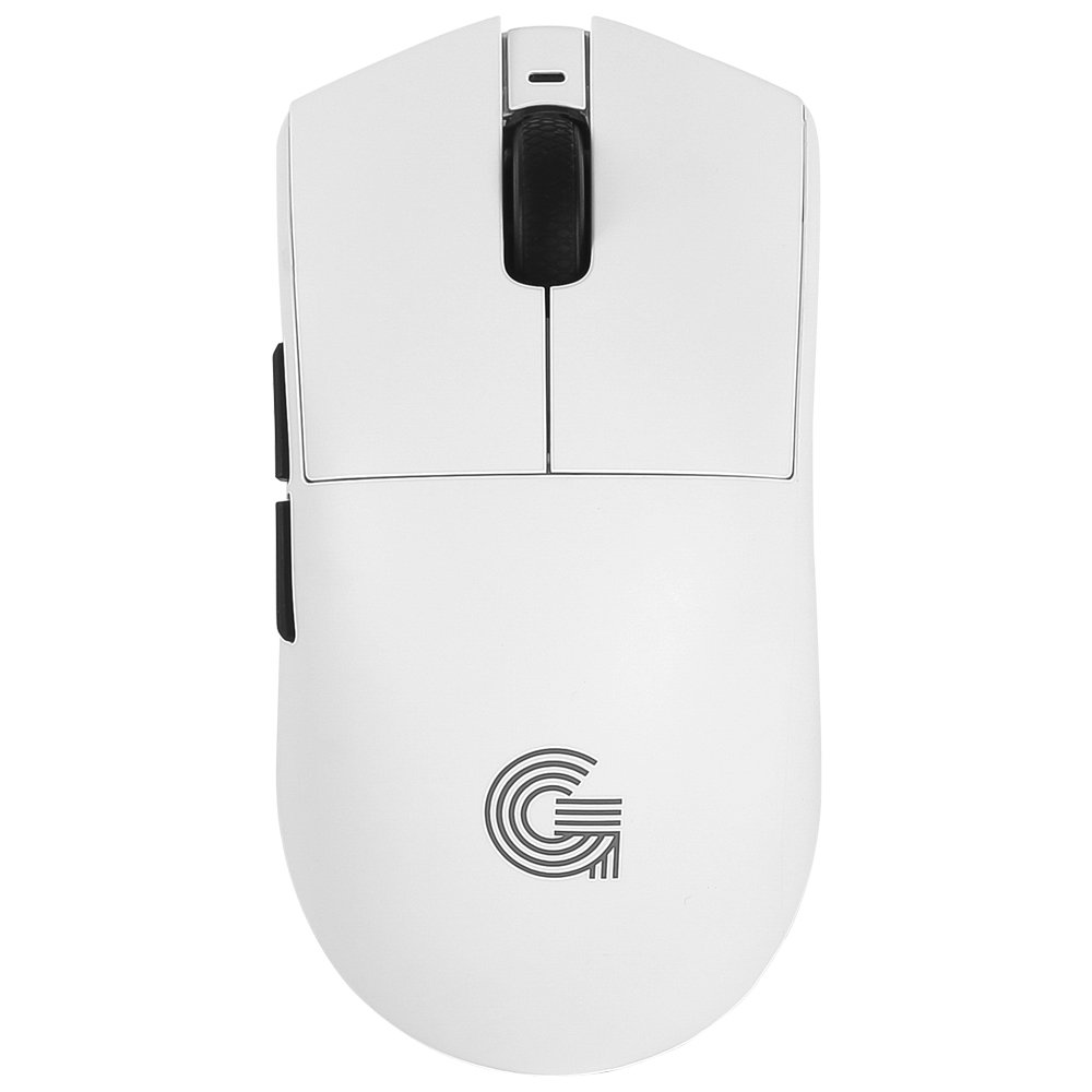 지클릭커 슈퍼히어로 OP200 르캄프2 초경량 듀얼 8K 무선 게이밍 마우스 화이트 상세 이미지 1