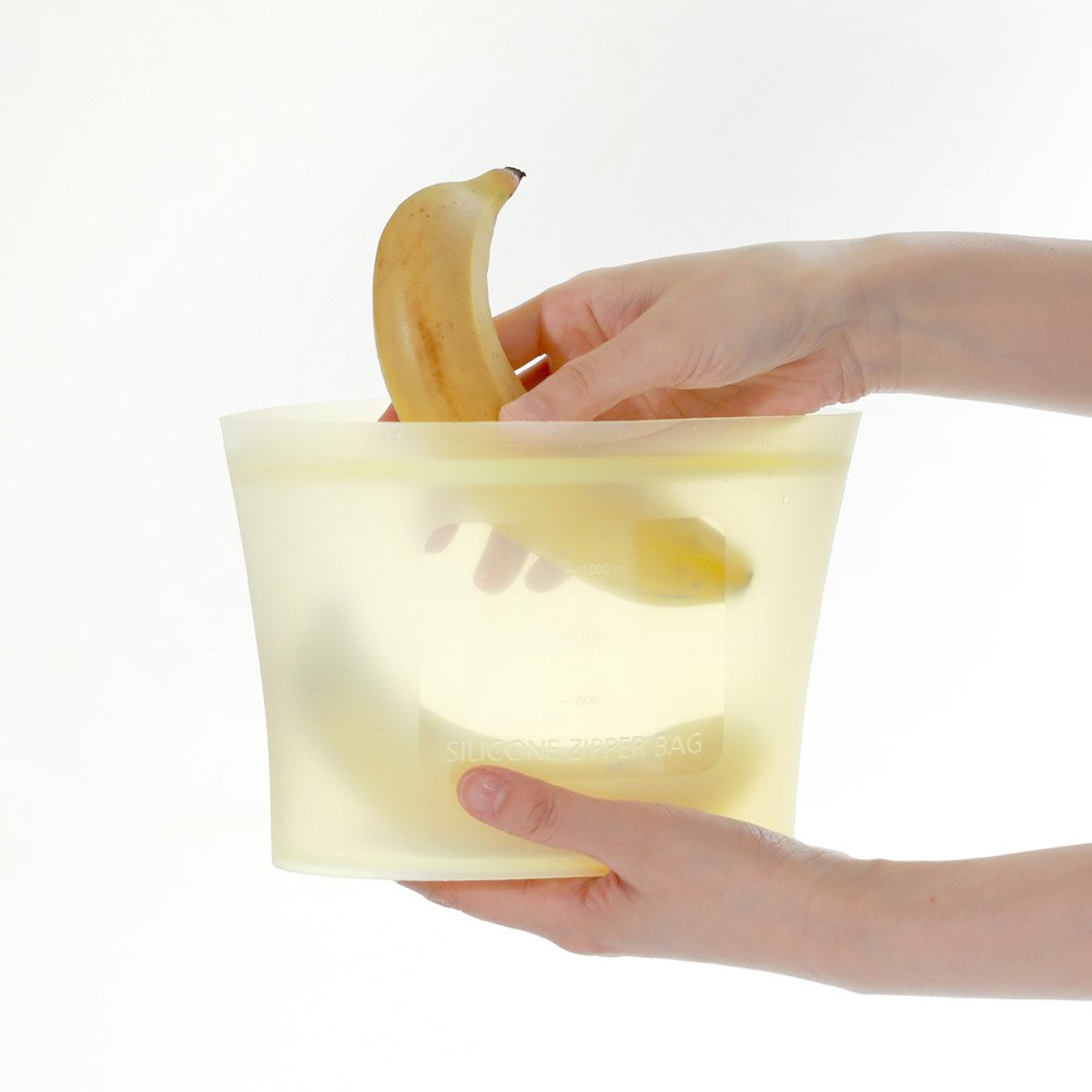 국내제작 포그 플래티넘 실리콘 지퍼백 스탠딩 밀폐용기 파우치 소분팩 상세 이미지 1