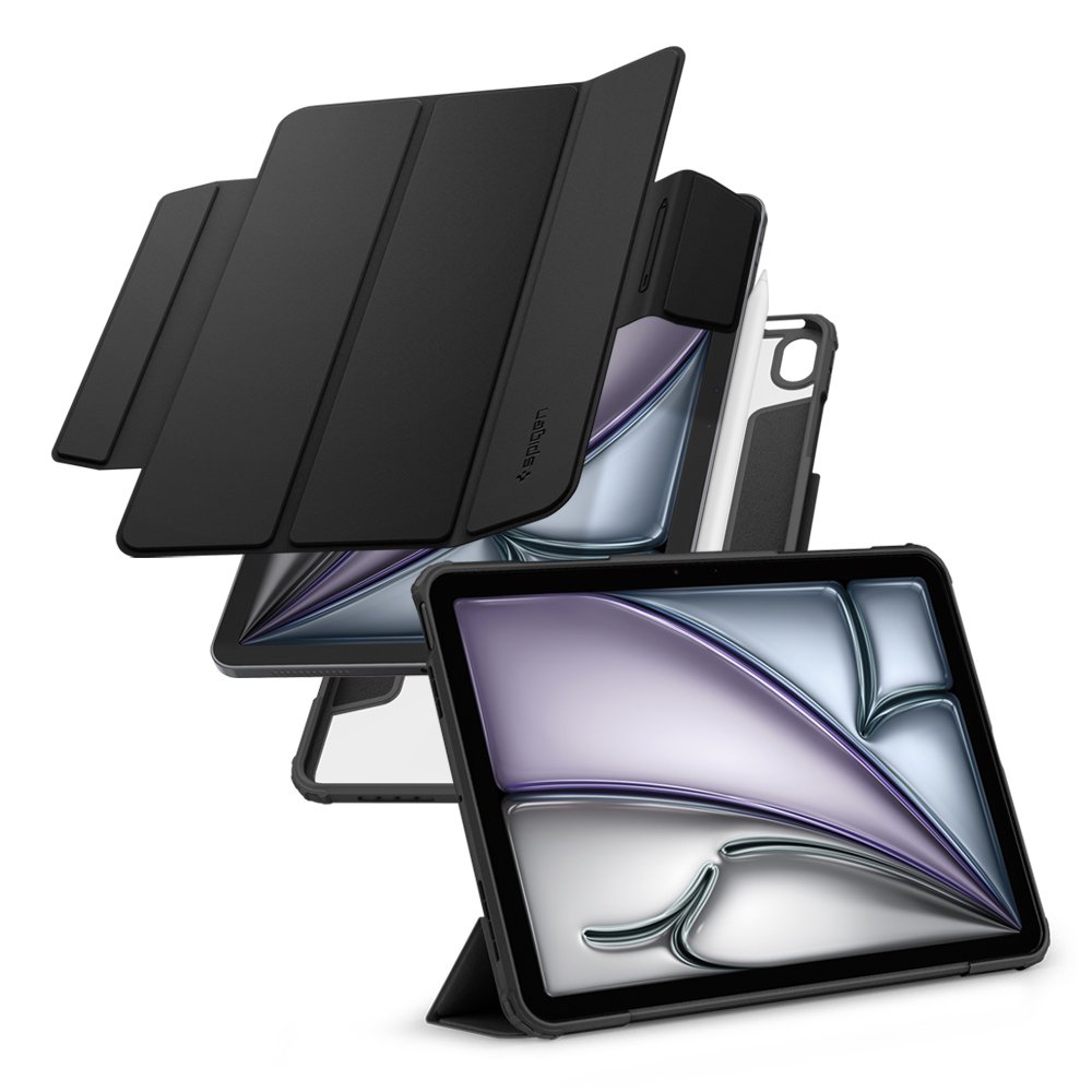 아이패드 에어 11 M4 8세대 아이패드 커버 분리 케이스 에어스킨프로 블랙, 에어 11 M4 상세 이미지 1