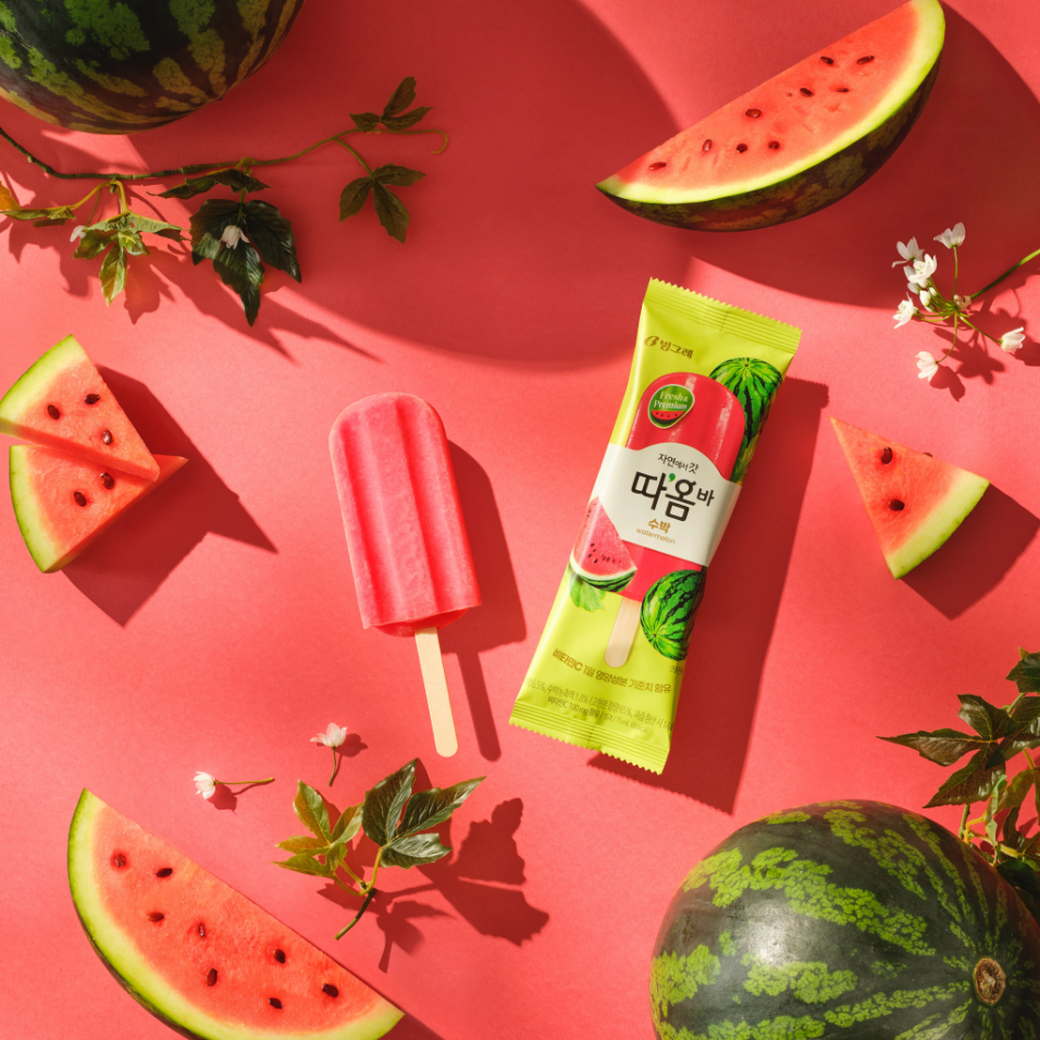 빙그레 따옴바 아이스크림 20개 (딸기, 복숭아, 파인애플, 수박, 패션프루트 택) 상세 이미지 2