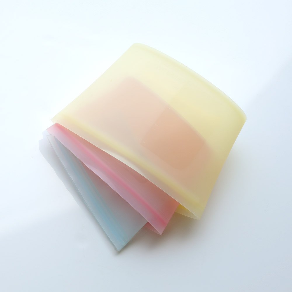 국내제작 포그 플래티넘 실리콘 지퍼백 스탠딩 밀폐용기 파우치 소분팩 상세 이미지 2