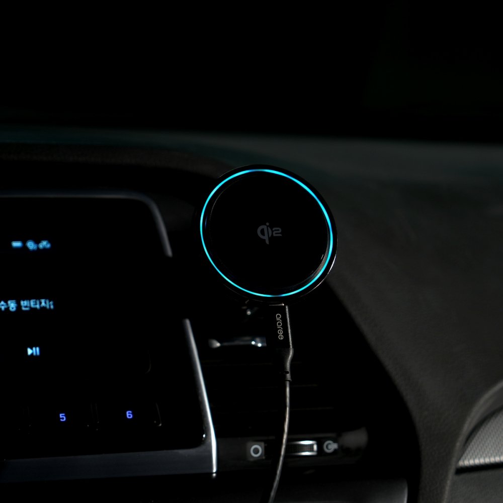 Qi2 맥세이프 차량용 거치대 냉각 쿨링 펠티어 고속 무선 충전기 파워M 오토 상세 이미지 1