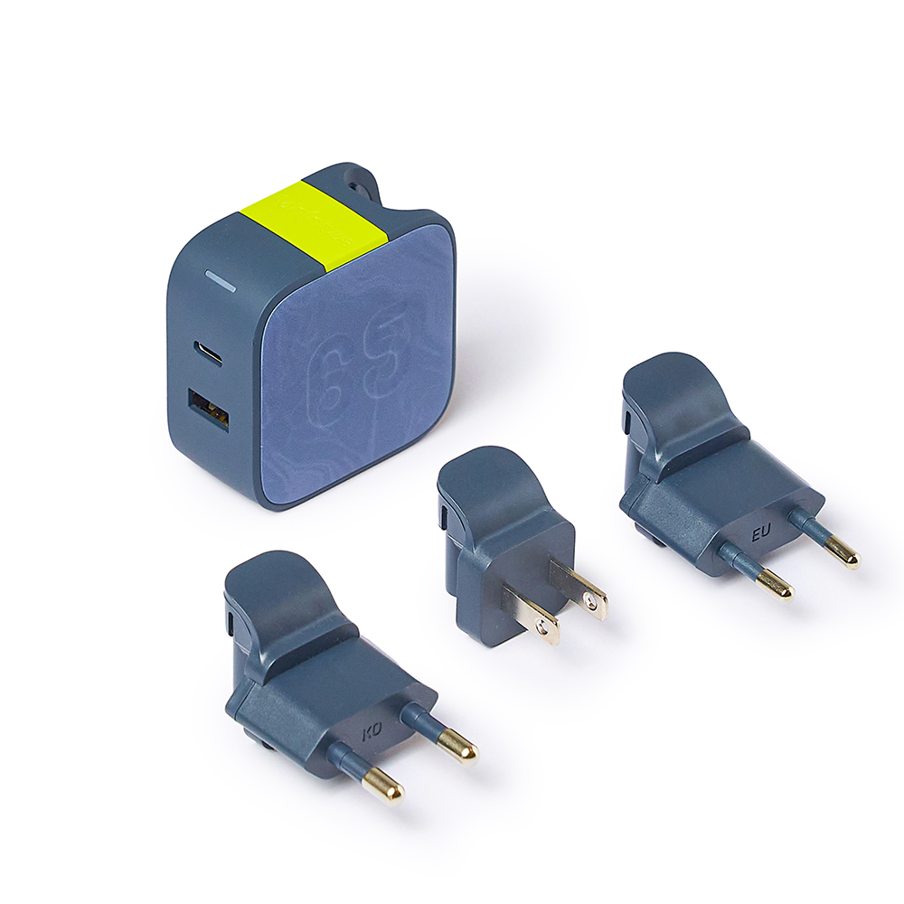 인피니티랩 PD65W 2포트 해외여행 출장 멀티어댑터 고속충전 C타입 돼지코 플러그 상세 이미지 1