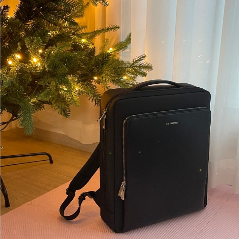 샘소나이트 레드 고급 남성 백팩 비즈니스 캐주얼 직장인 회사원 남자 슬림 배낭 가방 상세 이미지 1