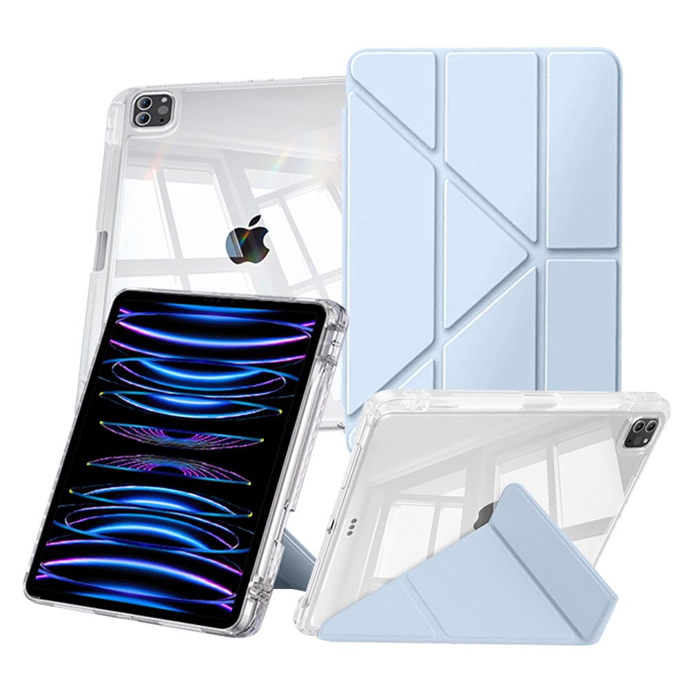 아이패드 에어 11 7세대 M3 케이스 애플펜슬 수납 투명 Y형 블랙, 에어 7세대 11 상세 이미지 1