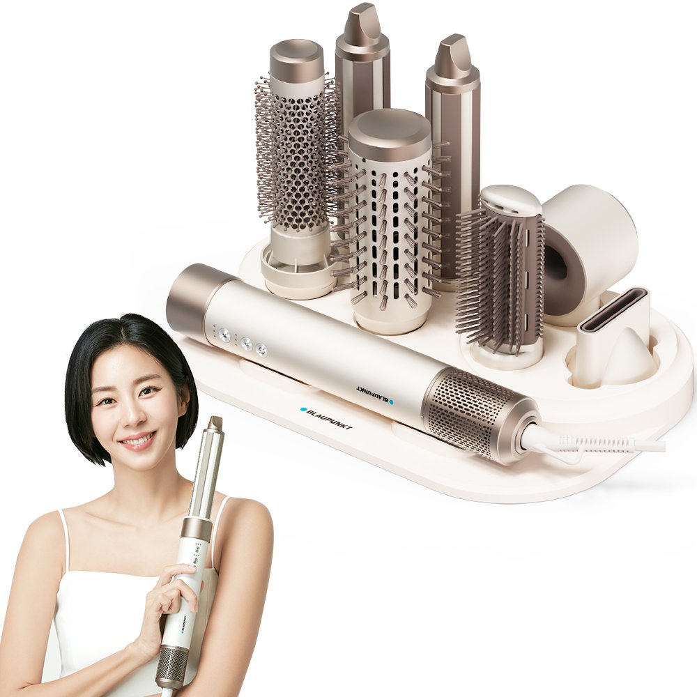 블라우풍트 7in1 헤어 롤 빗 드라이기 에어 이지 헤어스타일러 웜그레이 상세 이미지 2