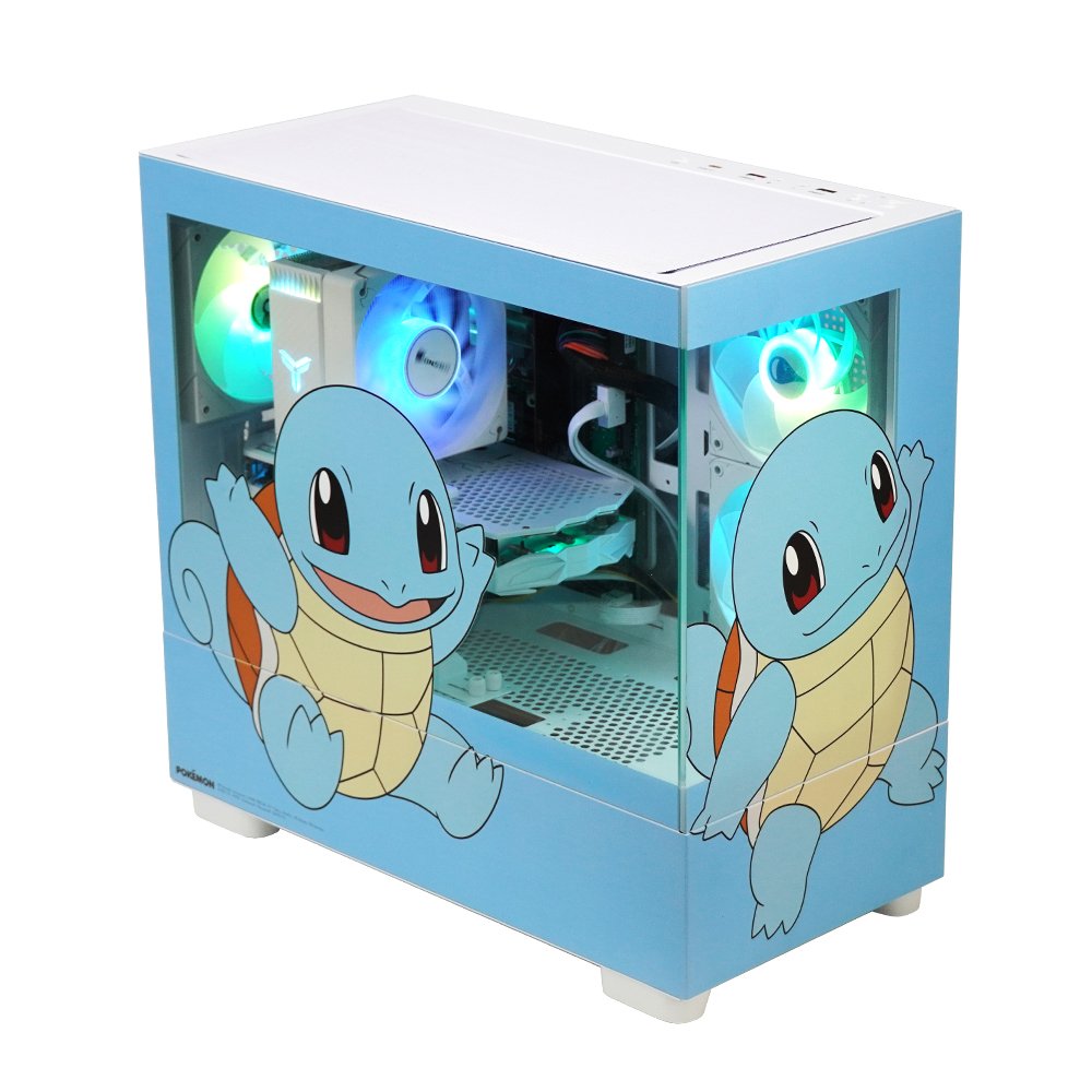 주연테크 포켓몬스터 PC 인텔 코어 울트라5 225F RTX 5070 TI 게이밍 컴퓨터 RAM 16GB SSD 512GB PKK225F57T-W 꼬부기 데스크탑 상세 이미지 2
