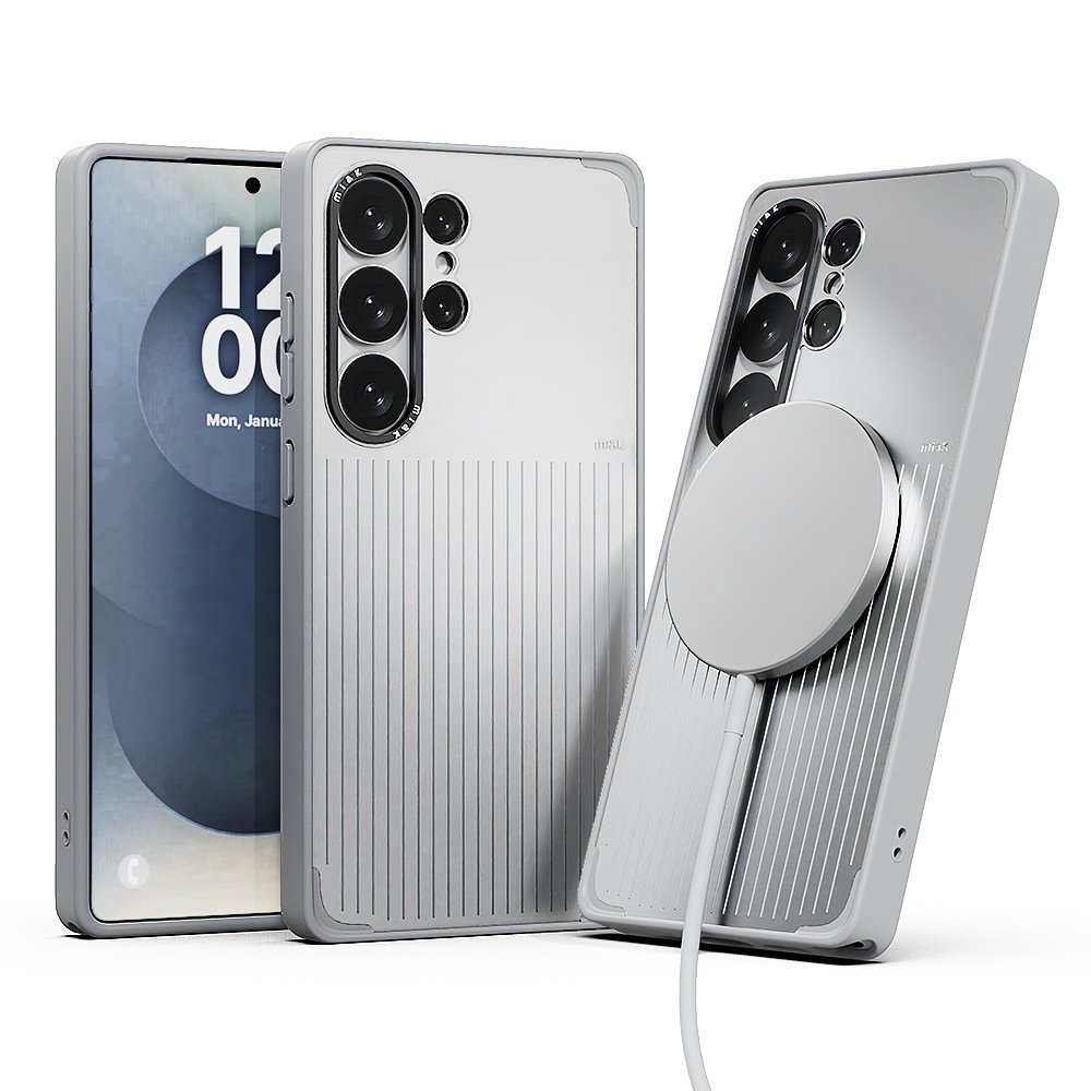 미아크 갤럭시 맥세이프 케이스 무드 스티커 포함 실버, 갤럭시S26 상세 이미지 2