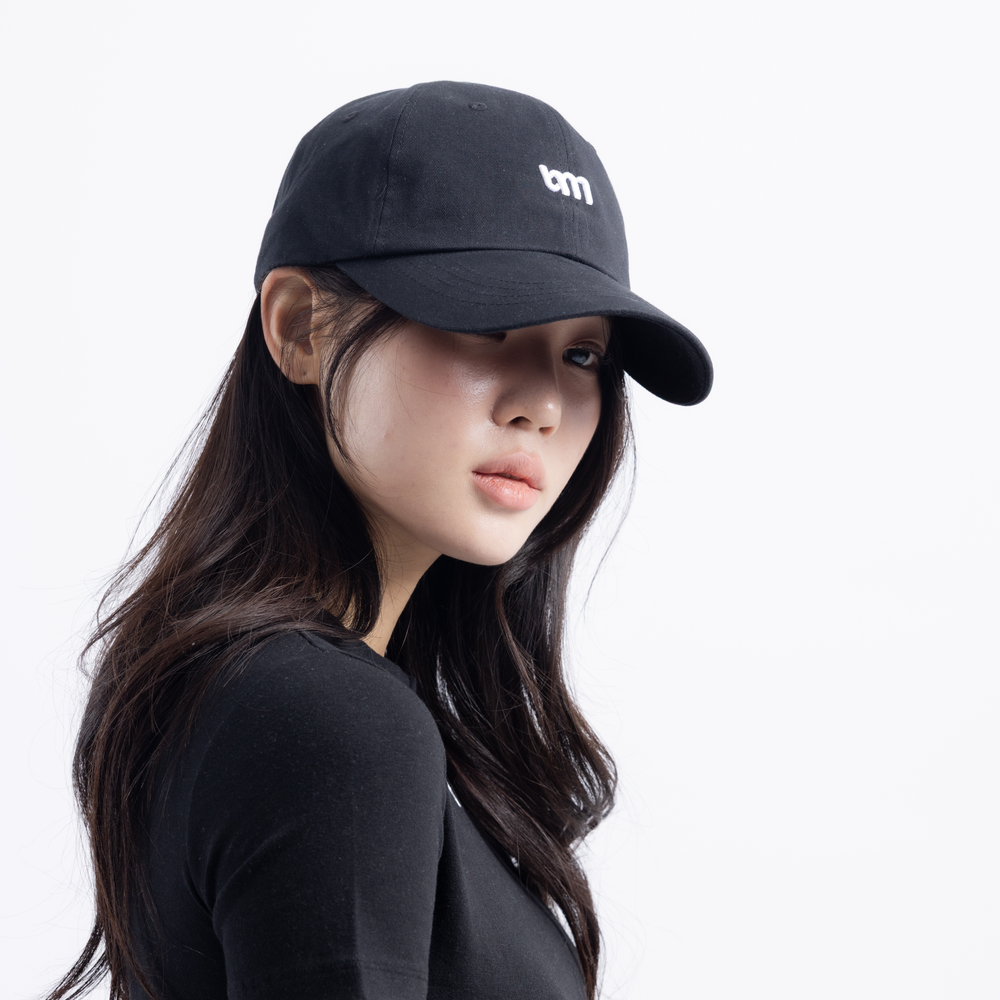 유미비 스몰로고 야구모자 얼굴작아보이는 대두모자 빅사이즈 깊은 여성 남성 커플 볼캡 상세 이미지 2